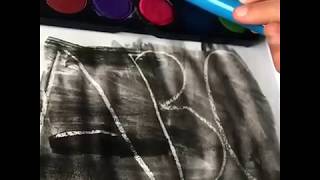 Invisible Letter Activity for Children