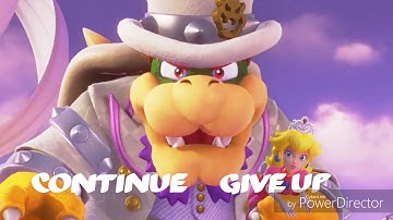 Super Princess Peach Mania (SMD Bootleg Continue And Game Over)