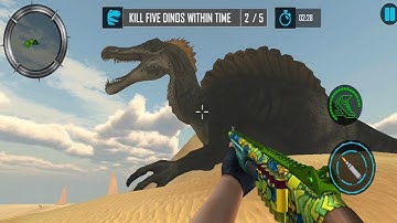 Real Dino Hunter Fps Shooter Android ios Gameplay - Dinosaur game - Dinosaur Planet Gaming #11