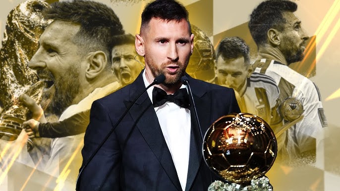 O Melhor jogador do Mundo 2023 Messi agora tem 8 bolas de Ouro !  #boladeouro #balondor #messi #messifans #futebol #soccer #fifa…