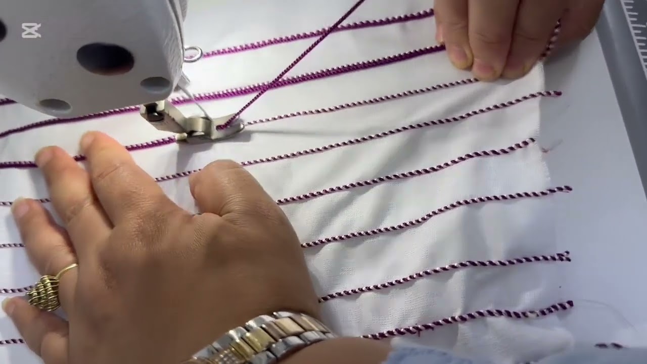 طريقة خياطة المفتل والطرسان  للمبتدئات بأسهل الطرق 