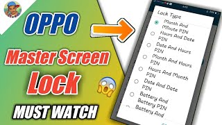 OPPO Ultra Screen Lock screenshot 3