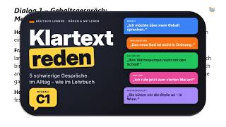 Deutsch C1 im Alltag: Gehalt, Reklamation, Nachbarn, Hotline & mehr #deutschlernen #learngerman