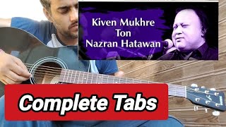 Kiven Mukhde Ton Nazra Hatawan #guitar #guitarnotes #lesson