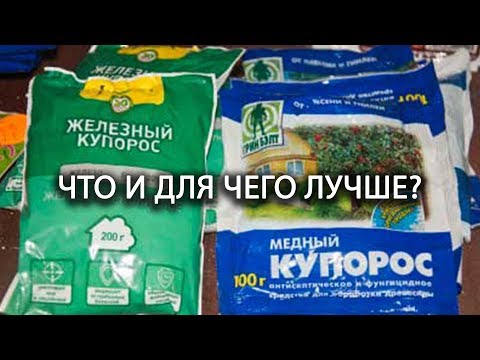 Железный или медный купорос: что и для чего лучше?