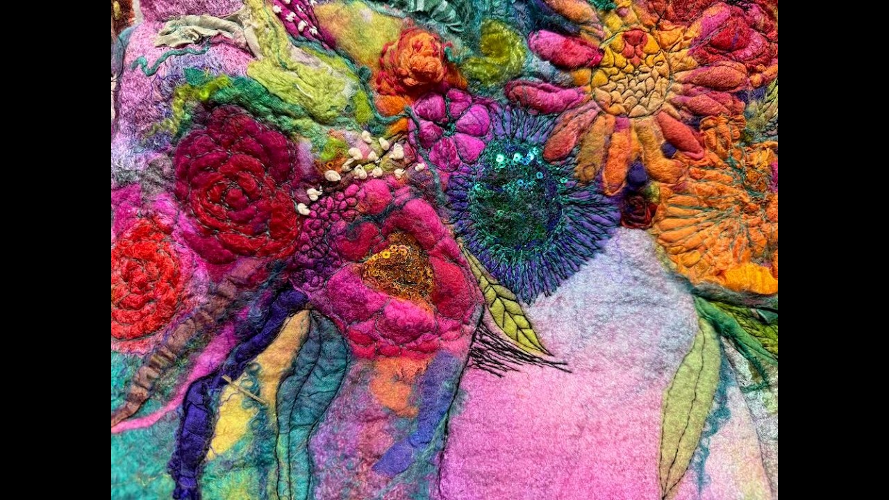 Beginners Felting and easy sewing projects