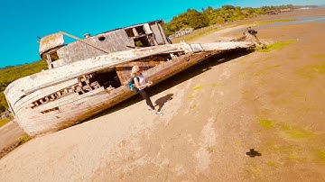 Cinematic FPV | Tyro79 Cinewhoop with a GoPro Hero 8 | Abandoned Shipwreck 🚢