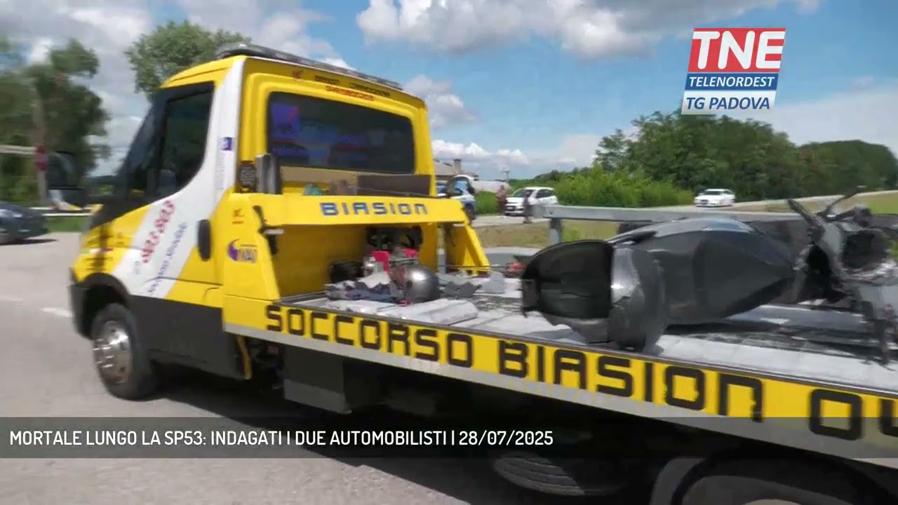 MORTALE LUNGO LA SP53: INDAGATI I DUE AUTOMOBILISTI | 28/07/2025