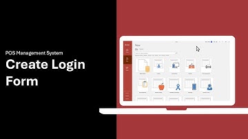 How to Make POS System | 22 - Create Login Form