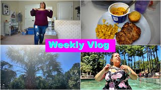 Healthy Fried Chicken, Swimming Fun, & Getting Things Done Weekly Vlog Single Mom Of 2