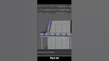How to Model a Game ready Low poly House in Maya | Part 3 #autodesk #maya #3dmodeling #lowpoly3d