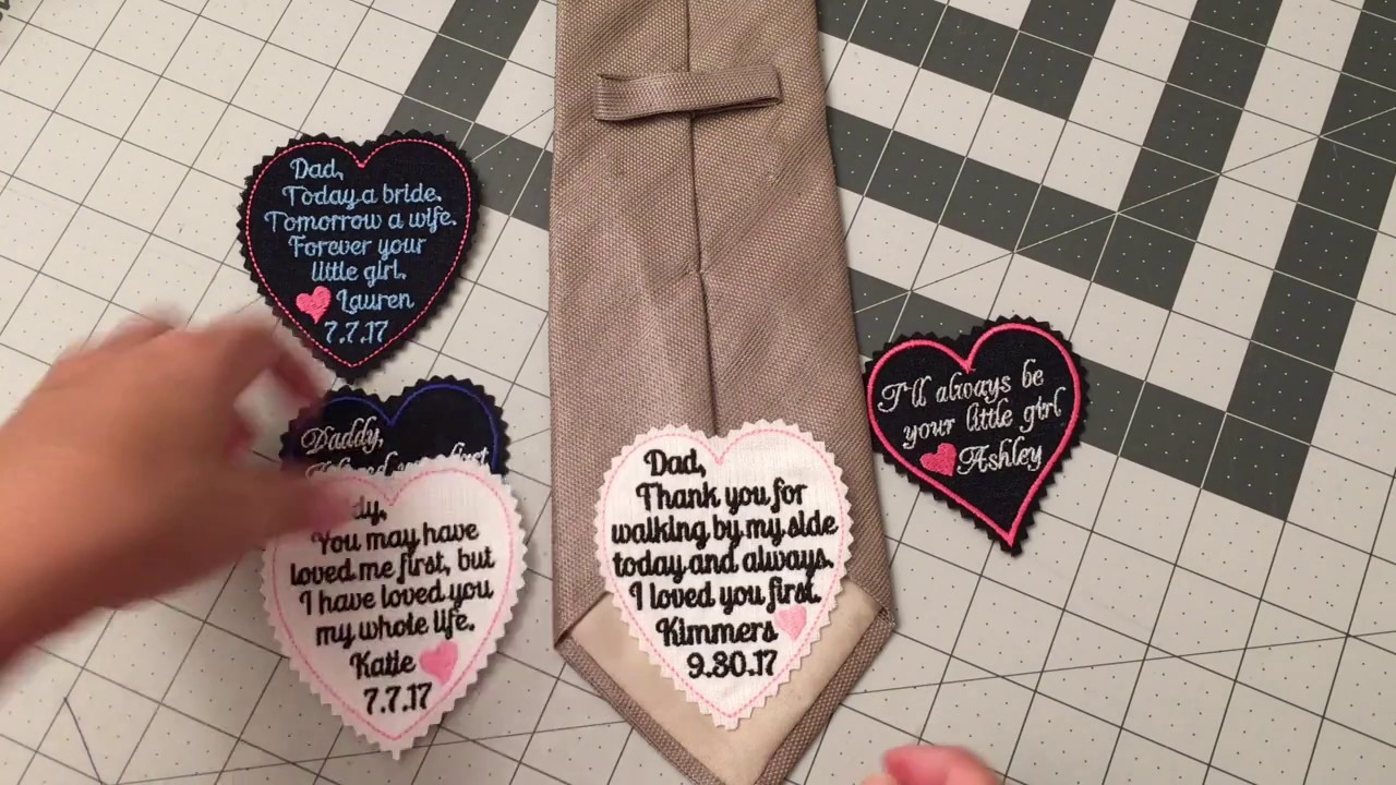 Hand Sewing a Tie patch to a tie tutorial - Snugahug