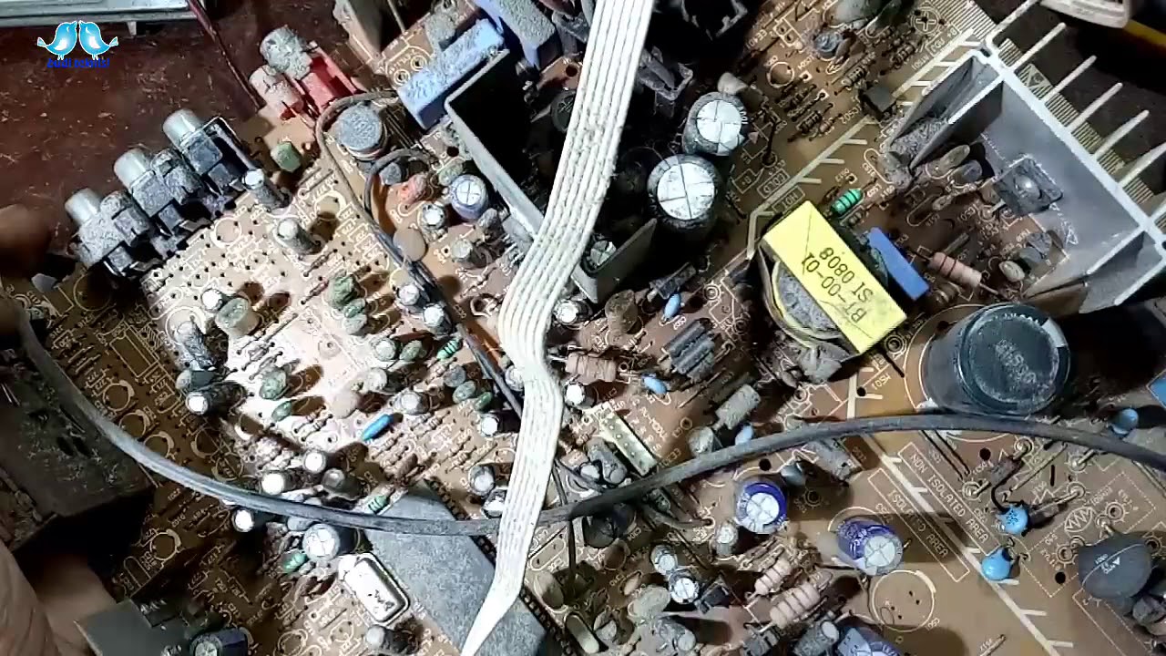 Perbaikan TV Polytron Tegangan Drop 