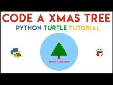 Python Code to draw Christmas Tree - YouTube