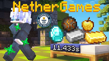 NEW World Record Bedwars 1vs1| NetherGames
