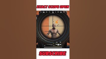 Exact Scope Open Setting BGMI #shorts #bgmi #views #pubgmobile