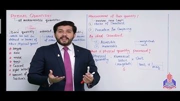 1st Year physics chapter#1 physical and base quantities pgc lecture by Hassan fareed