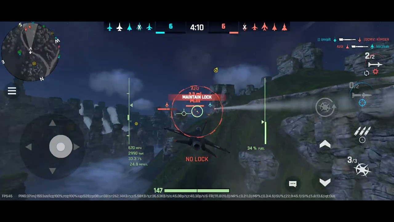 F16 Fighting Falcon play. Metal storm, Red magic 10 pro.