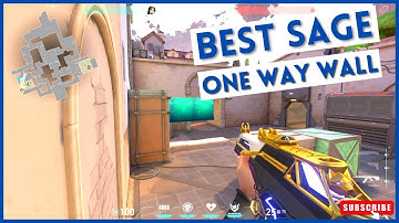 The Best Sage One Way Wall In Valorant