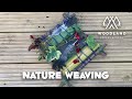 Forest school activities  nature weaving