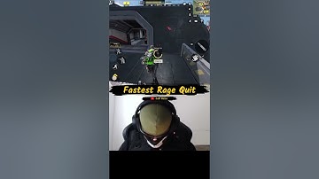 Fastest Rage Quit - CODM #short #shorts