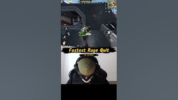 Fastest Rage Quit - CODM #short #shorts