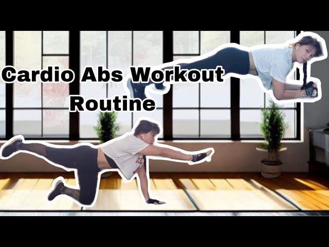Cardio Abs Workout Routine at Home Challenge💚💪 class=