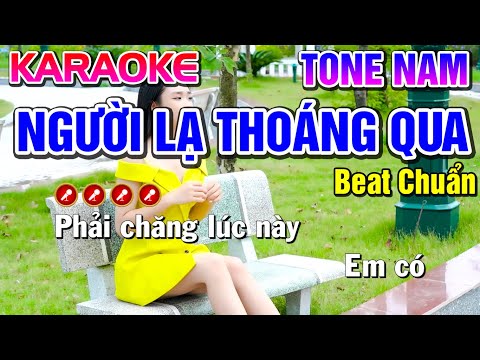 Karaoke Beat - Người Lạ Thoáng Qua Karaoke Tone Nam ( Beat Chuẩn ) - Tình Trần Organ