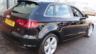 Audi A3 2.0 TDI Sport Finished in Phantom Black At Rix Motor Company