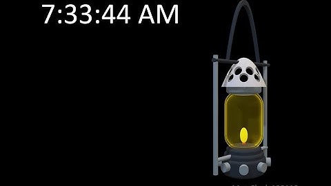 MatsClock 120110 - Free PowerPoint Digital Clock PPT Timer 3D Hurricane Lamp