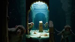 2 बंदरों की कहानी | The Story of 2 Monkeys #shortsfeed #ai #monkey #sad