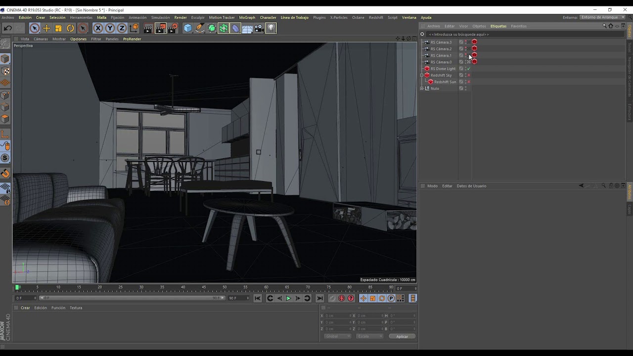 Interior Lighting with Redshift in Cinema 4D - YouTube