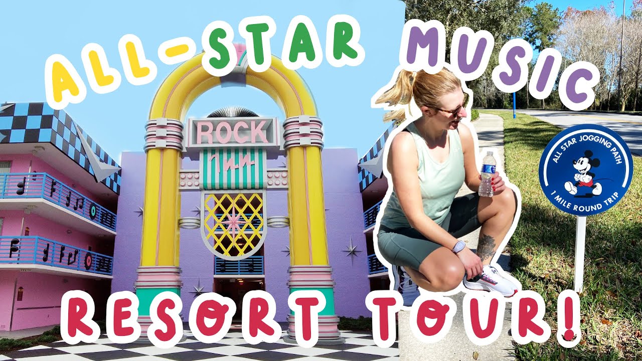 Exploring Disney's All-Star Music Resort - the CHEAPEST Disney