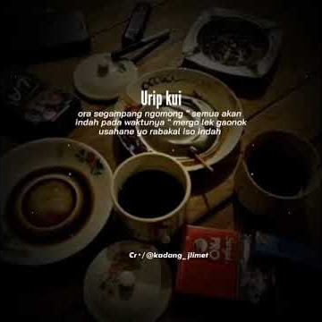 Story WA Kopi Hitam Gak Enek Usahane Gak Bakal Indah