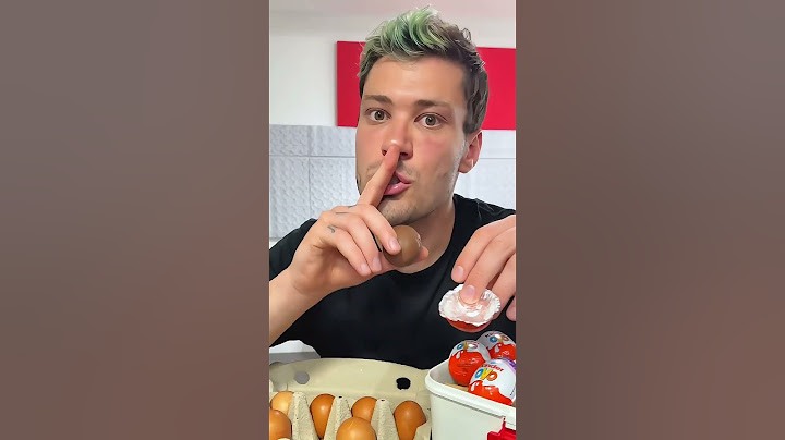 Não sabe esconder Kinder