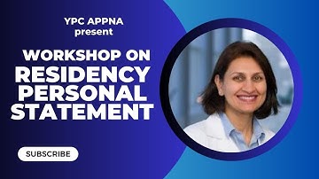 Personal Statement Workshop by APPNA YPC