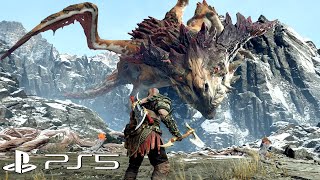 God of War PS5 - Dragon Boss Fight  PS5 Gameplay 4K Ultra HD