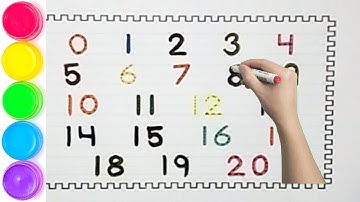 Counting number | Numbers 0 to 20 | NB Arts