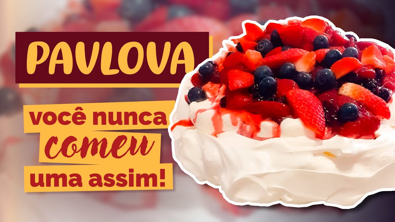 PAVLOVA DE FRUTAS VERMELHAS | #Cozinhando na Europa