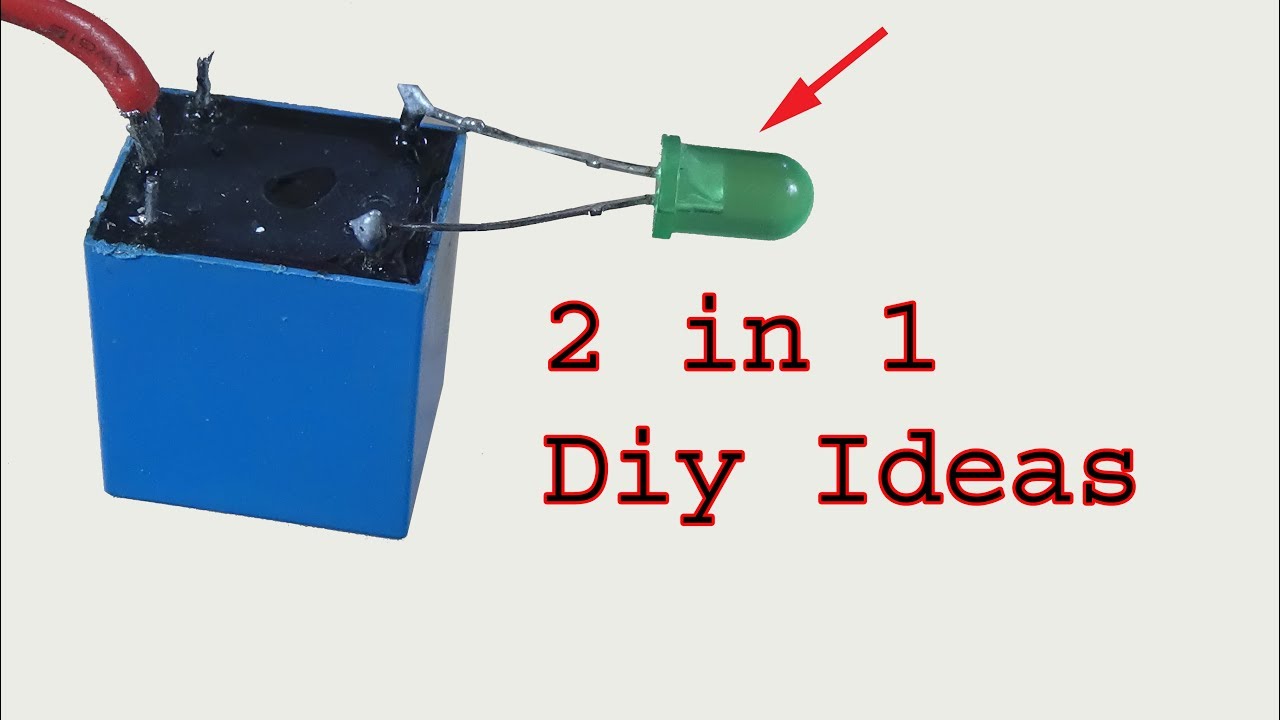 Awesome 2 in 1 diy electronics projects using relay, diy ideas YouTube