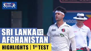 Afghanistan Tour Of Sri Lanka | 1st Test  Day 3 | Highlights | 4th February 2024