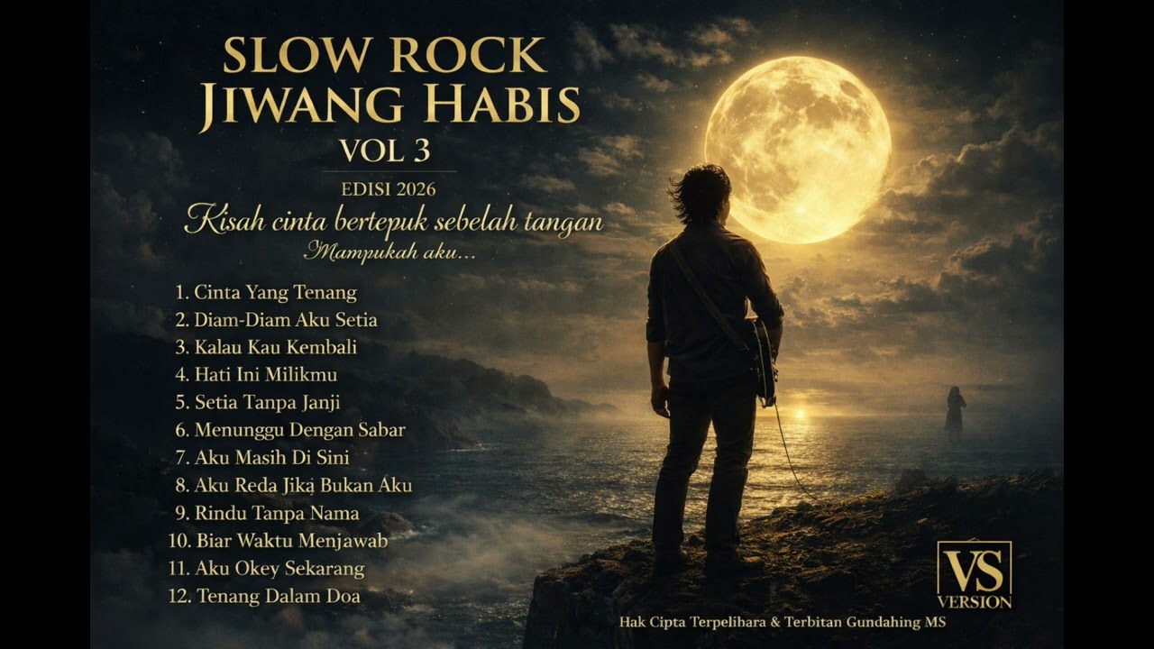 SLOW ROCK JIWANG HABIS EDISI 2026 (VOL 3) | Kisah Cinta Bertepuk Sebelah Tangan | Full Album HQ