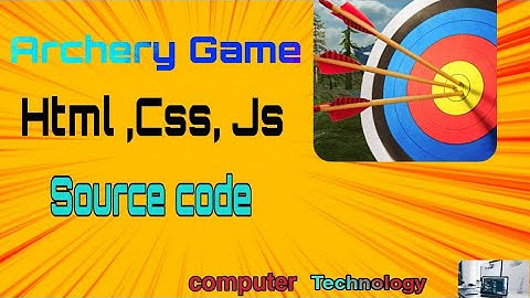 Archery Game Html project||#coding