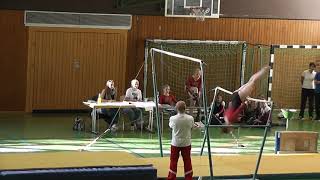 Lina (14) Bayernpokal 2018 Stufenbarren P9