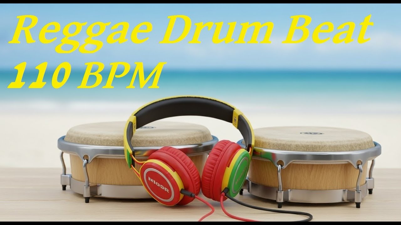 Reggae drum beat 110 bpm - YouTube