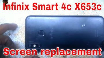 Infinix smart 4c x653c secren replacement disassemble back Remove battery remove