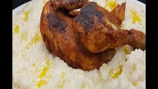 السليق السعودي والدجاج المحمر من أطيب الاكلات السعودية  Saliq chicken with milk.