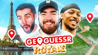 I WON Without SEEING on GeoGuessr Battle Royale (With Zerkaa, W2S and JME)