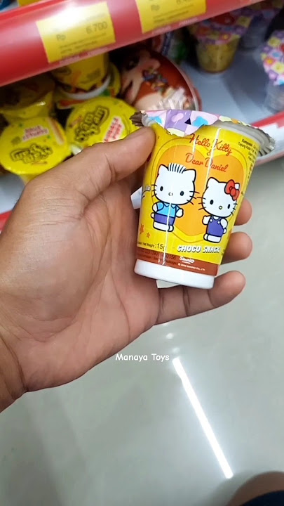 Menemukan Snack Coklat Cho Cho Hello Kitty & Dear Daniel #jajan #jajananmurah #manayatoys #snacks