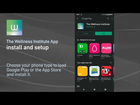 The Wellness Institute App: install and setup